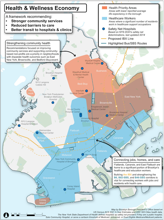 Health and wellness economy map